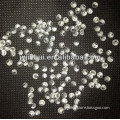 Transparent hole shift glass bead for garments